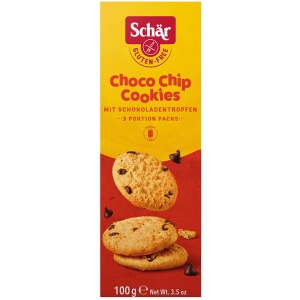 Choco Chip Cookies - bezglutenowe ciasteczka czekoladowe