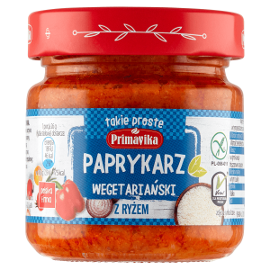 Paprykarz wegetariański z ryżem 160 g