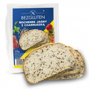 Bochenek jasny z czarnuszką bezglutenowy 220 g