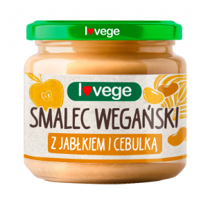 Lovege Smalec wegański z jabłkiem i cebulą