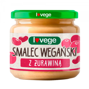 Lovege Smalec Wegański z żurawiną