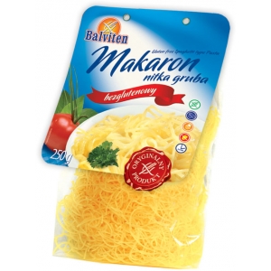 Makaron nitki grube bezglutenowy