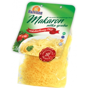 Makaron nitki grube bezglutenowy niskobiałkowy 250g PKU