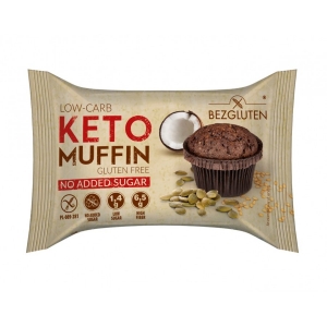 Keto mufinka bezglutenowa, bez cukru 55g