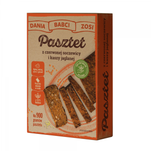 Pasztet z czerwonej soczewicy i kaszy jaglanej 340 g